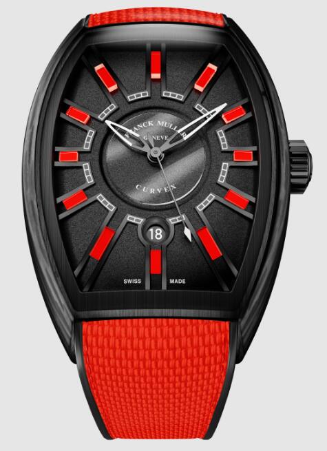 Review Franck Muller Curvex CX Flash CX 36 SC DT FLASH CARBONE TTNRBR Red Replica Watch